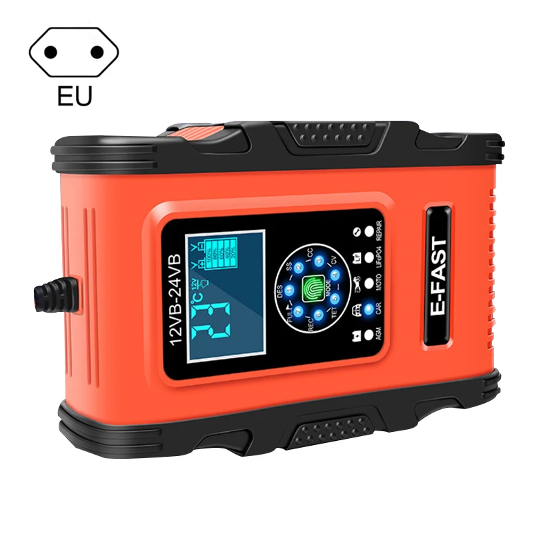 12V-24V12A 7-segment smart Battery-chargers Digital LCD Display Car Battery Chargers Power Puls Repair Charger Wet Dry Lead Acid
12V-24V12A 7-segment smart Battery-chargers Digital LCD Display Car Battery Chargers Power Puls Repair Charger Wet Dry Lead Acid