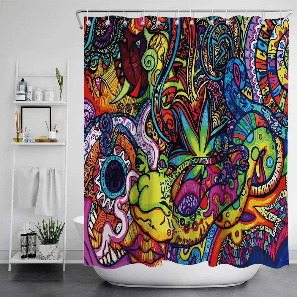 Magic Camouflage Printing Shower Curtains Bathroom Curtains Frabic Waterproof Product Polyester Set with Hooks Rings 180x180cm
Magic Camouflage Printing Shower Curtains Bathroom Curtains Frabic Waterproof Product Polyester Set with Hooks Rings 180x180cm