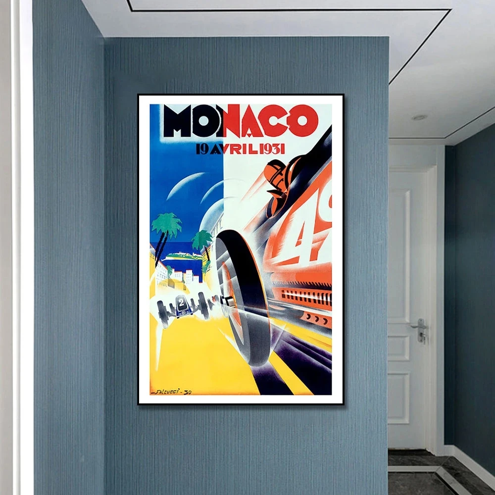 Wall Art Monaco 19 AVRILI 1931 Car Canvas Painting HD Printed Monaco Poster Modern Home Decoration Living Room Modular Pictures
Wall Art Monaco 19 AVRILI 1931 Car Canvas Painting HD Printed Monaco Poster Modern Home Decoration Living Room Modular Pictures