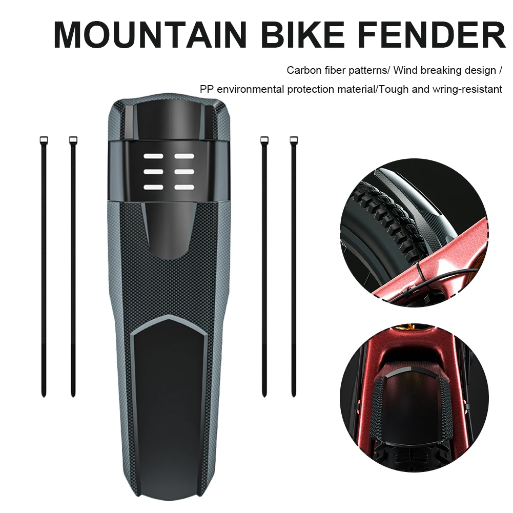 Universal Bicycle Mudguard Front Rear Fender MTB Road Bike Mud Guard Carbon Fiber Black AM DH FR Bicycle Accessories
Universal Bicycle Mudguard Front Rear Fender MTB Road Bike Mud Guard Carbon Fiber Black AM DH FR Bicycle Accessories