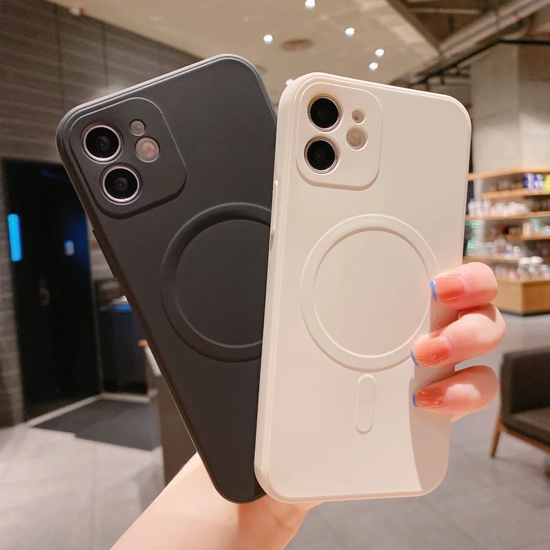 Magsafing Liquid Silicone Magnetic Case for iPhone 12 13 Pro Max 11 X Xs Xr 7 8 Plus Mini Wireless Chargeing Lens Protect Cover
Magsafing Liquid Silicone Magnetic Case for iPhone 12 13 Pro Max 11 X Xs Xr 7 8 Plus Mini Wireless Chargeing Lens Protect Cover