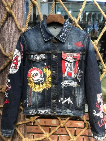 2021 модный тренд DSQUARED2 мужская джинсовая куртка с аппликацией, Спортивная джинсовая куртка, трендовая оснастка X22
2021 модный тренд DSQUARED2 мужская джинсовая куртка с аппликацией, Спортивная джинсовая куртка, трендовая оснастка X22