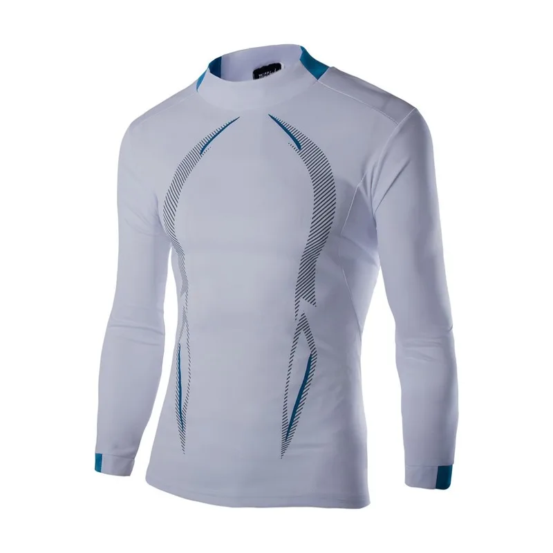 Sports T-shirt Men's European American Men's Long-sleeved Tight-fitting Stretch Quick-drying Clothes Cycling Clothes Men
Sports T-shirt Men's European American Men's Long-sleeved Tight-fitting Stretch Quick-drying Clothes Cycling Clothes Men