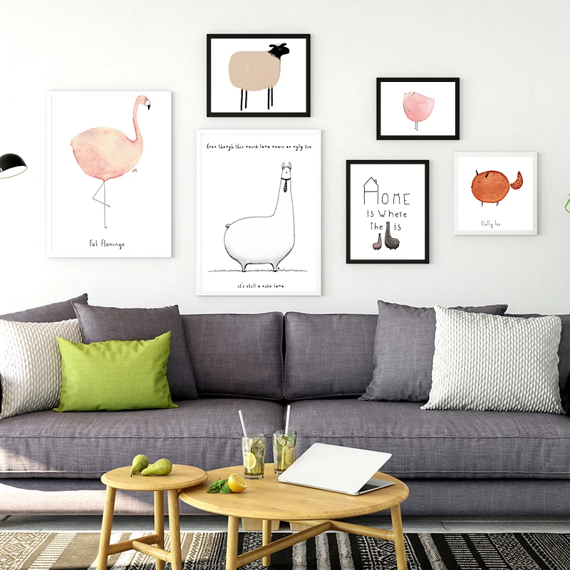 Home Paintings Natural Poster Cartoon Animals Pattern Simple Decors Living Room Office Decoration Wall Art Canvas With Frame
Home Paintings Natural Poster Cartoon Animals Pattern Simple Decors Living Room Office Decoration Wall Art Canvas With Frame