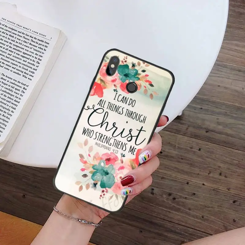 Bible Quotes Phone Case For Xiaomi Redmi 7 9t 9se k20 mi8 max3 lite 9 note 8 9s 10 pro Soft Silicone Shell Cover Funda
Bible Quotes Phone Case For Xiaomi Redmi 7 9t 9se k20 mi8 max3 lite 9 note 8 9s 10 pro Soft Silicone Shell Cover Funda