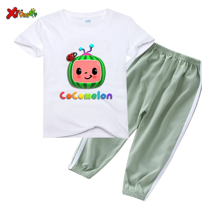 Kids Clothes 2 Piece Set Clothing Multicolor Summer Short Cartoon Printed T-shirt + Anti Mosquito Pants 2pcs Sets Boys Tracksuit
Kids Clothes 2 Piece Set Clothing Multicolor Summer Short Cartoon Printed T-shirt + Anti Mosquito Pants 2pcs Sets Boys Tracksuit