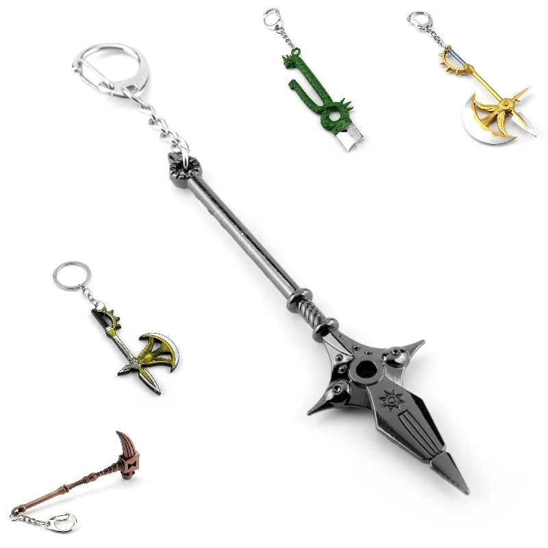 Cartoon Anime The Seven Deadly Sins Lion's Sin of Pride Escanor Arms Axe Rhitta Keychain Backpack Pendant King Chastiefol Gift
Cartoon Anime The Seven Deadly Sins Lion's Sin of Pride Escanor Arms Axe Rhitta Keychain Backpack Pendant King Chastiefol Gift