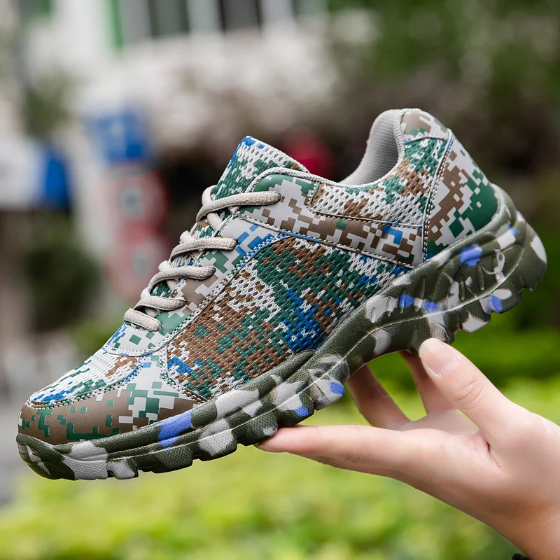 Camouflage Men Mesh Running Shoes Sneakers Lightweight Outdoor Sport Shoes Soft Breathable Training Shoes Jogging Running Shoes
Camouflage Men Mesh Running Shoes Sneakers Lightweight Outdoor Sport Shoes Soft Breathable Training Shoes Jogging Running Shoes