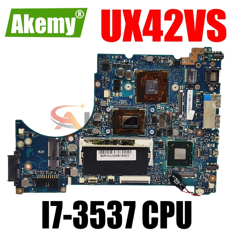 Akemy UX42VS I7-3537 CPU Motherboard REV2.3 /2.1 For Asus UX42VS UX42V Laptop motherboard Main board 100%Tested 
Akemy UX42VS I7-3537 CPU Motherboard REV2.3 /2.1 For Asus UX42VS UX42V Laptop motherboard Main board 100%Tested