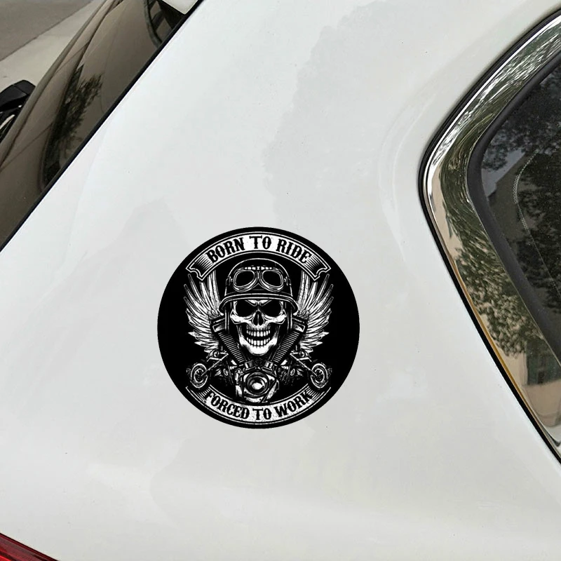 Personality Car Sticker BORN TO RIDE Skull Funny Windshield Bumper Motorcycle Helmet Decal Vinyl Cover Scratches Waterproof PVC
Personality Car Sticker BORN TO RIDE Skull Funny Windshield Bumper Motorcycle Helmet Decal Vinyl Cover Scratches Waterproof PVC