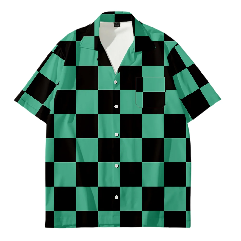 Demon Killer Shirt Cosplay kamado nezuko anime 3D Jacket Short Sleeve Hawaiian Style Hip Hop Men Unisex Top Camisa Hombre 5XL 
Demon Killer Shirt Cosplay kamado nezuko anime 3D Jacket Short Sleeve Hawaiian Style Hip Hop Men Unisex Top Camisa Hombre 5XL