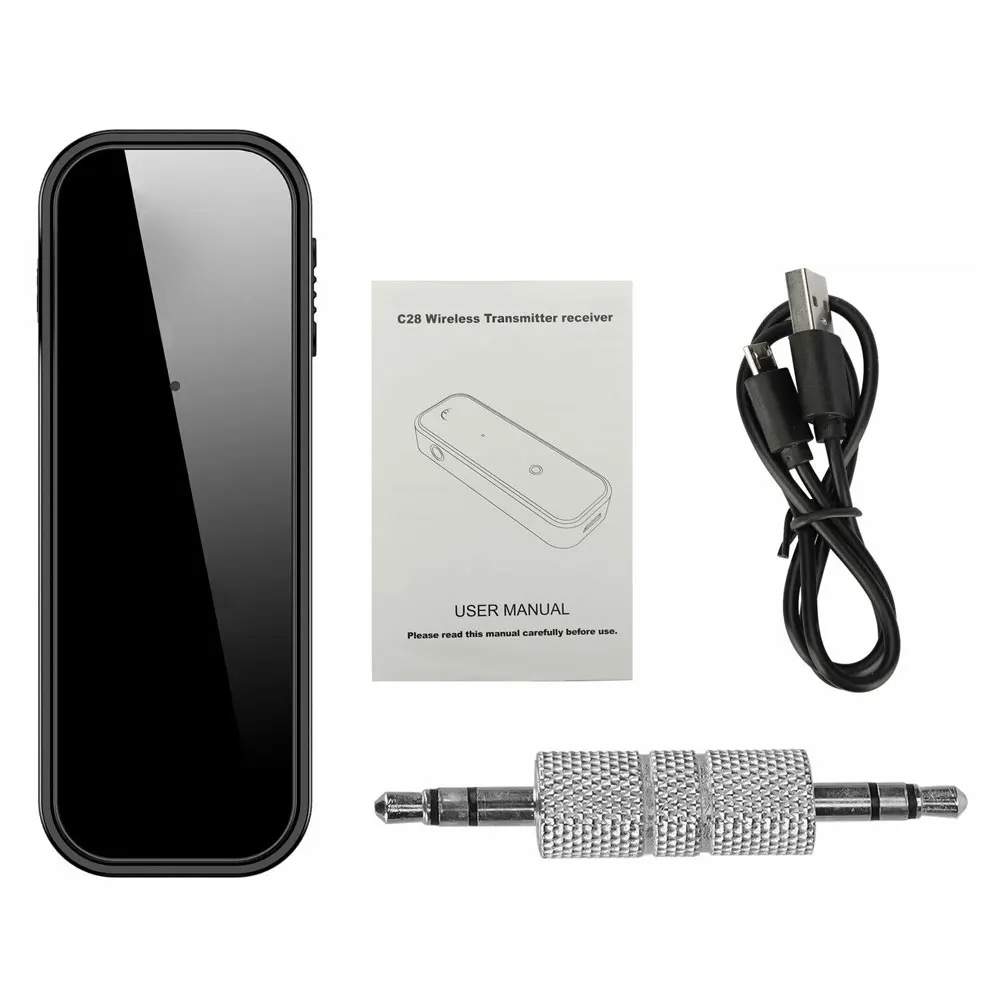 

Bluetooth 5.0 Receptor Transmissor 2 Em 1 Adaptador Sem Fio 3.5mm Jack Para MSica Do Carro Udio Aux Fone De Ouvido Handsfree