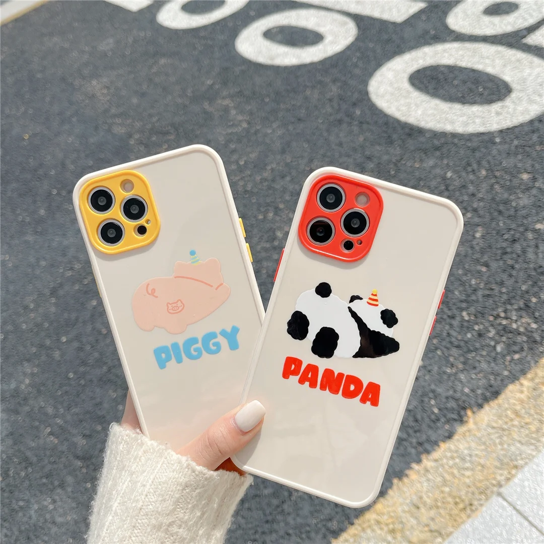 Luxury Fashion Cute Panda Piggy Lovely Side Phone Case for IPhone 7 8 Plus SE 12 11 Pro X XS Max XR Cover Fundas
Luxury Fashion Cute Panda Piggy Lovely Side Phone Case for IPhone 7 8 Plus SE 12 11 Pro X XS Max XR Cover Fundas