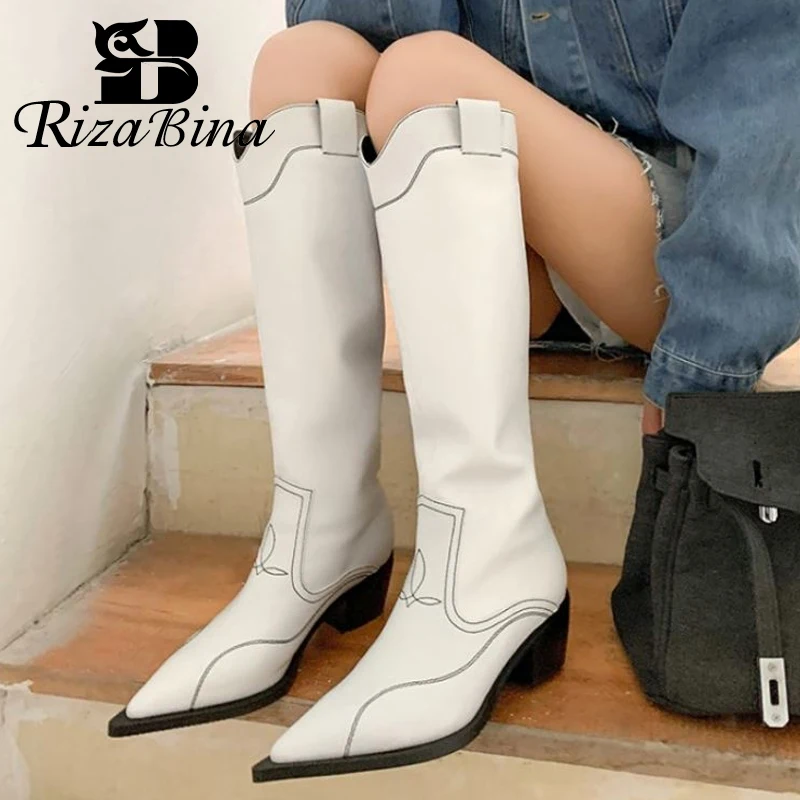 RIZABINA/женские высокие сапоги из натуральной кожи с острым носком; Женские зимние сапоги; Модные пикантные сапоги до колена; Женская обувь; Ра...
RIZABINA/женские высокие сапоги из натуральной кожи с острым носком; Женские зимние сапоги; Модные пикантные сапоги до колена; Женская обувь; Ра...