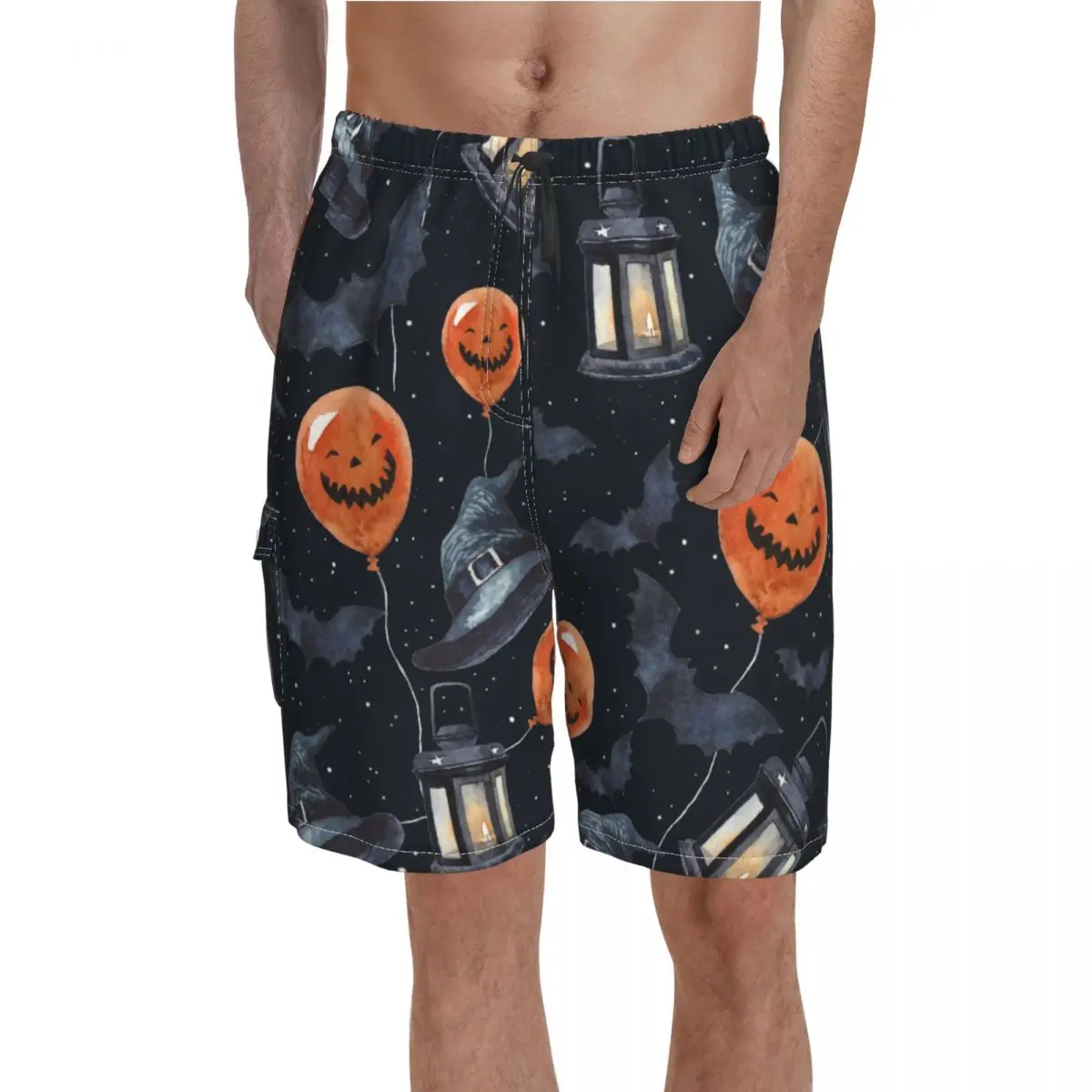 Halloween Pumpkin Balloons Spooky Board Shorts Funny Swimming Trunks Polyester Men Beach Pattern Swim Trunks
Halloween Pumpkin Balloons Spooky Board Shorts Funny Swimming Trunks Polyester Men Beach Pattern Swim Trunks