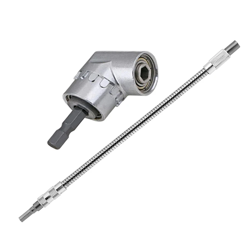 Quick-connect 105 Degree Socket Adapter 1/4 Hex Drill+300mm Flexible Shaft Bits
Quick-connect 105 Degree Socket Adapter 1/4 Hex Drill+300mm Flexible Shaft Bits