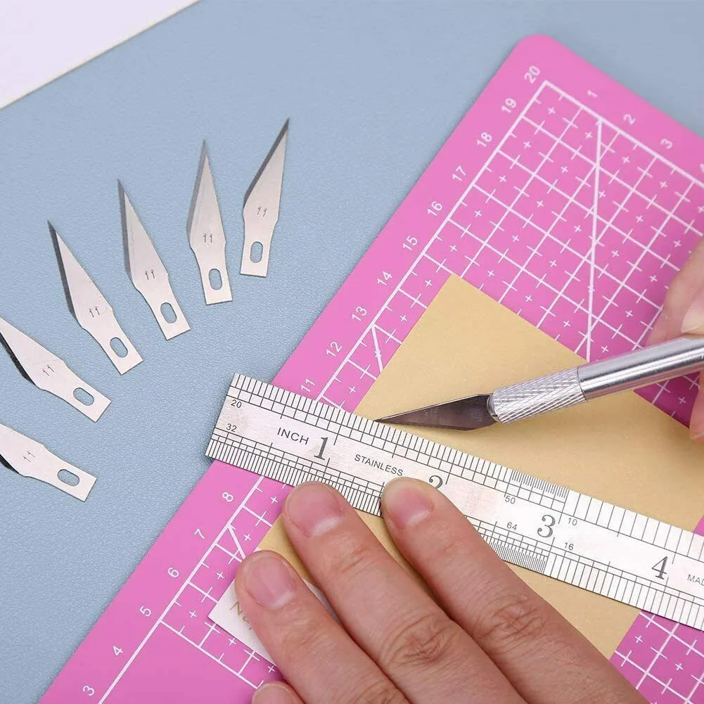 150PCS/box Sharp Carving Blade 11# Blade For X-acto Exacto Tool SK5 Graver Hobby Style Multi Tool Craft Carving Blade Hand Tools
150PCS/box Sharp Carving Blade 11# Blade For X-acto Exacto Tool SK5 Graver Hobby Style Multi Tool Craft Carving Blade Hand Tools