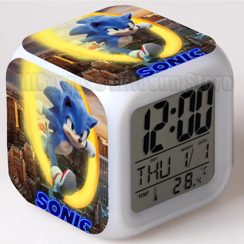 Sonic Figure Toys Cool Figurine LED Alarm Clock Light for Children Kids Birthday Gift Toys Dolls
Sonic Figure Toys Cool Figurine LED Alarm Clock Light for Children Kids Birthday Gift Toys Dolls