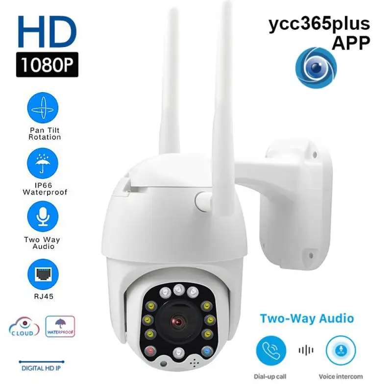 WIFI Camera Outdoor PTZ IP Camera H.265X 1080p Speed Dome CCTV Security Cameras IP Camera WIFI Exterior 2MP IR Home Surveilance
WIFI Camera Outdoor PTZ IP Camera H.265X 1080p Speed Dome CCTV Security Cameras IP Camera WIFI Exterior 2MP IR Home Surveilance
