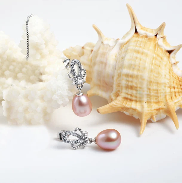 Queen 8-9mm Drop Natural Pearl Earrings, 925 Sterling Silver Earrings for Women Wedding Earrings Silver 925 Jewelry Fine Jewelry
Queen 8-9mm Drop Natural Pearl Earrings, 925 Sterling Silver Earrings for Women Wedding Earrings Silver 925 Jewelry Fine Jewelry