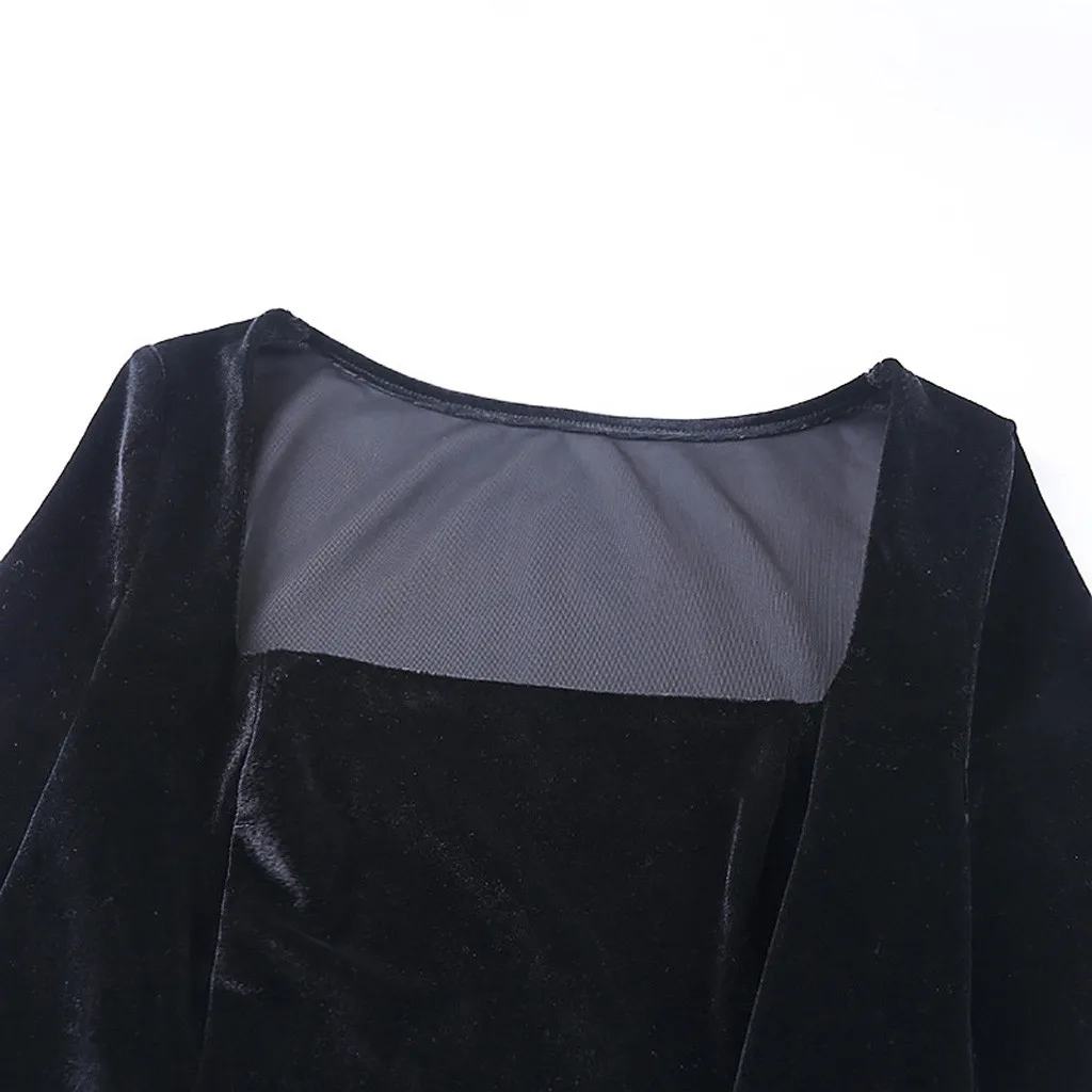 Women Fashion Square Collar Solid Long Sleeve Fork-opening Knee-length Dress 2021 vestido de mujer Dress
Women Fashion Square Collar Solid Long Sleeve Fork-opening Knee-length Dress 2021 vestido de mujer Dress