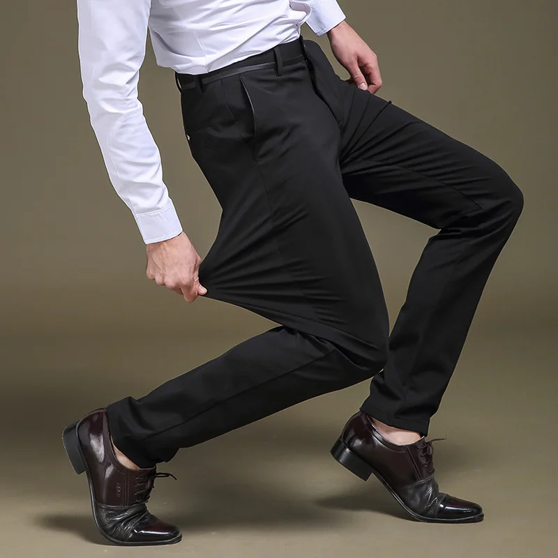 High Stretch Men's Classic Pants Spring Summer Casual Pants High Waist Trousers Business Casual Pants Dropshipping
High Stretch Men's Classic Pants Spring Summer Casual Pants High Waist Trousers Business Casual Pants Dropshipping
