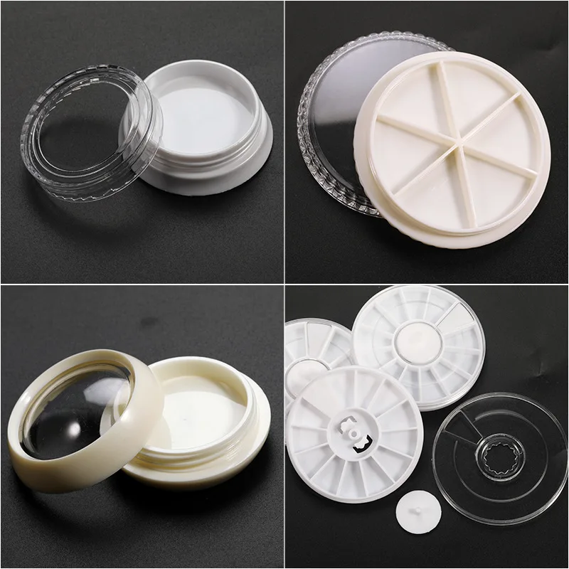 6 Grid Nail Storage Box Transparent Round Accessories DIY Nail Jewelry Compartment Container Storage Box Box Accessories Toolsel
6 Grid Nail Storage Box Transparent Round Accessories DIY Nail Jewelry Compartment Container Storage Box Box Accessories Toolsel