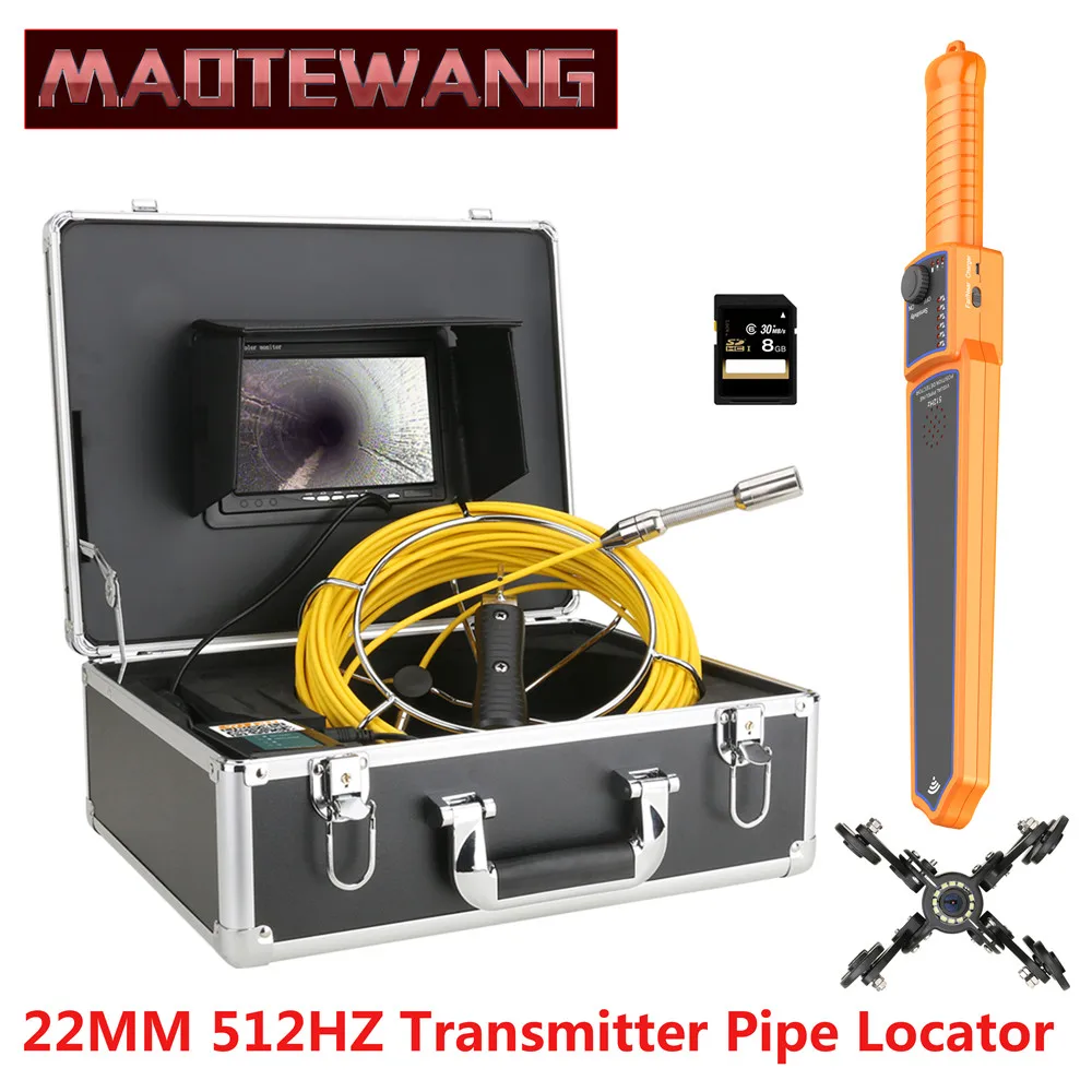 MAOTEWANG 7 "монитор DVR канализационная труба инспекционная видеокамера с 512 Гц трубный локатор 22 мм IP68 1000TVL камера
MAOTEWANG 7 "монитор DVR канализационная труба инспекционная видеокамера с 512 Гц трубный локатор 22 мм IP68 1000TVL камера