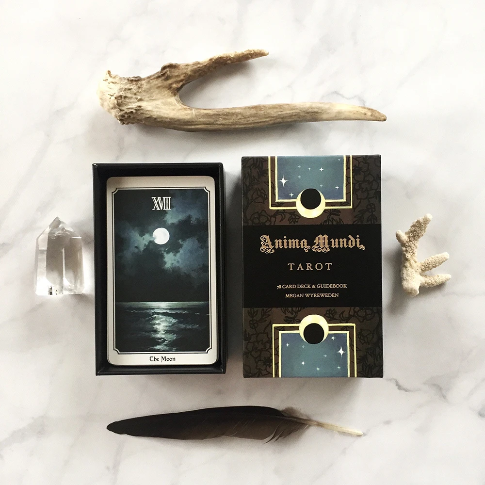 High Quality Anima Mundi Tarot Deck 78 Card Deck with Guide Book Occult Divination Cards Major and Minor Arcana Game Gilt Origin
High Quality Anima Mundi Tarot Deck 78 Card Deck with Guide Book Occult Divination Cards Major and Minor Arcana Game Gilt Origin