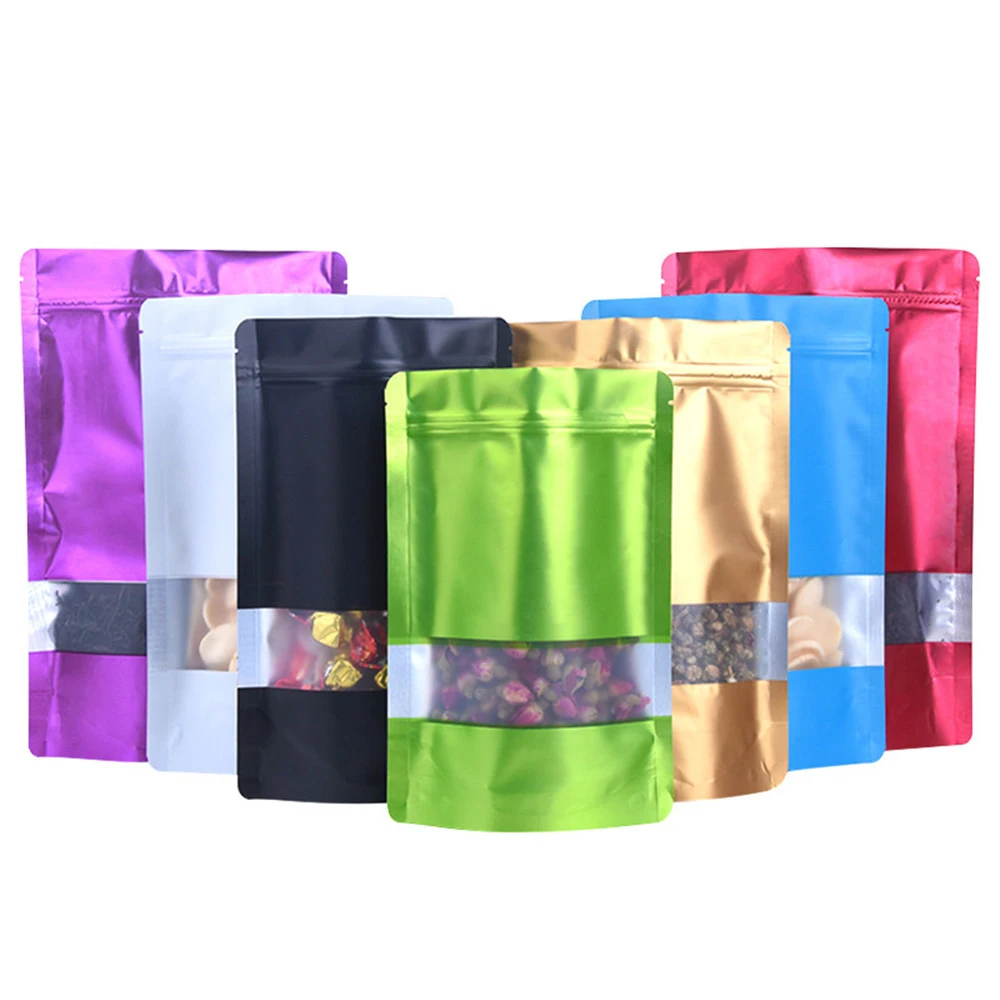 300pcs Colorful Pouches for Food Storage Home Packaging Resealable Heat Seal Grip Seal Zip Stand Up Bags with Tear Notch
300pcs Colorful Pouches for Food Storage Home Packaging Resealable Heat Seal Grip Seal Zip Stand Up Bags with Tear Notch