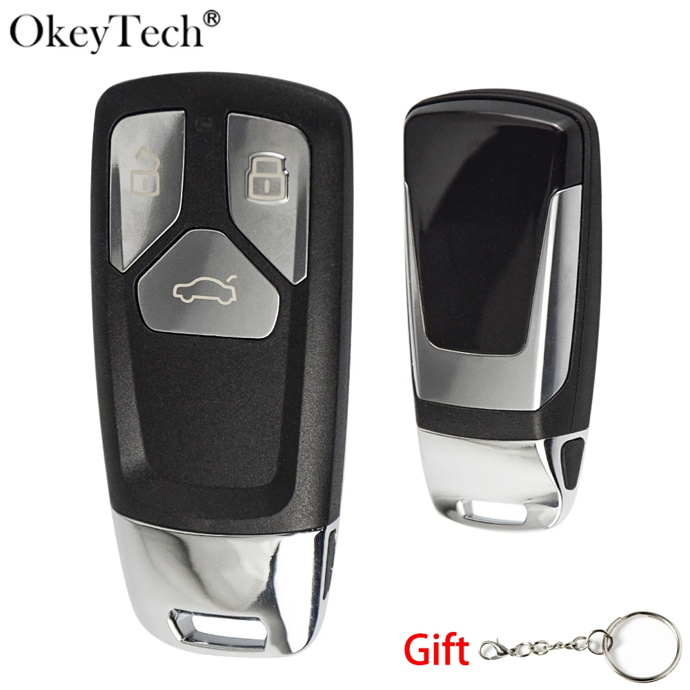 OkeyTech 3/4 Buttons Smart Remote Control Car Key Shell Case Fob For Audi A5 S5 Q7 SQ7 A4L 2016 2017 2018 2019 Shinny Key Cover
OkeyTech 3/4 Buttons Smart Remote Control Car Key Shell Case Fob For Audi A5 S5 Q7 SQ7 A4L 2016 2017 2018 2019 Shinny Key Cover