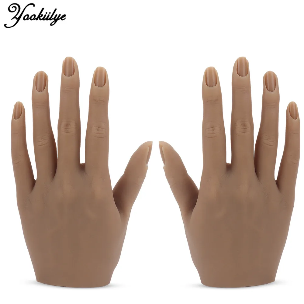 Silicone Nail Art Training Hand Flexible Bendable Fake Hand Nail Art Display Practice Model Manicure Tools Adjustable Finger
Silicone Nail Art Training Hand Flexible Bendable Fake Hand Nail Art Display Practice Model Manicure Tools Adjustable Finger