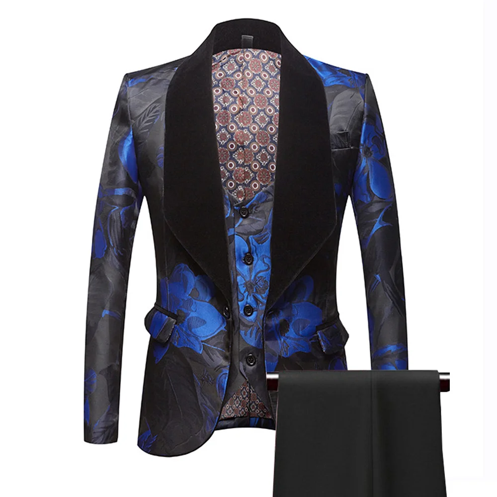 Новый роскошный блестящий синий костюм с принтом мужской облегающий деловой костюм для выпускного вечера свадебный смокинг для жениха шикарный бархатный блейзер с лацканами жилет брюки 3 шт.
Новый роскошный блестящий синий костюм с принтом мужской облегающий деловой костюм для выпускного вечера свадебный смокинг для жениха шикарный бархатный блейзер с лацканами жилет брюки 3 шт.