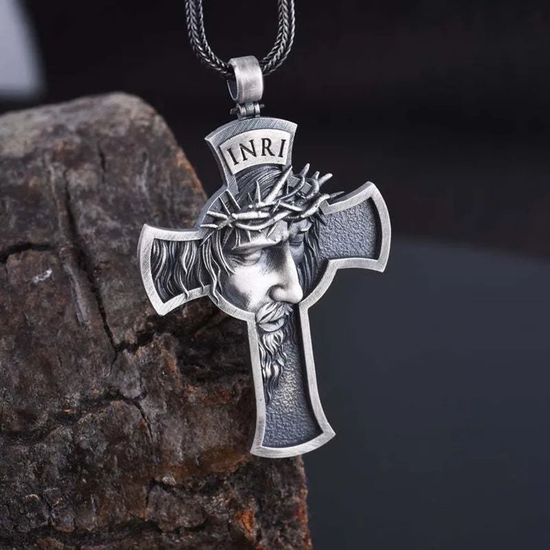 2022 Exquisite Vintage Men's Necklace Crown of Thorns Jesus Cross Necklace Jewelry Accessories Korean Fashion Vintage Wholesale
2022 Exquisite Vintage Men's Necklace Crown of Thorns Jesus Cross Necklace Jewelry Accessories Korean Fashion Vintage Wholesale