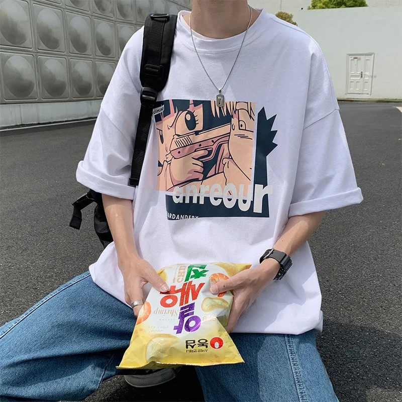 Oversized T-shirt Short Sleeve T-shirts With Short Sleeves Animation Casual Harajuku Men's Brand T-shirts Man Summer Graphic Tee
Oversized T-shirt Short Sleeve T-shirts With Short Sleeves Animation Casual Harajuku Men's Brand T-shirts Man Summer Graphic Tee