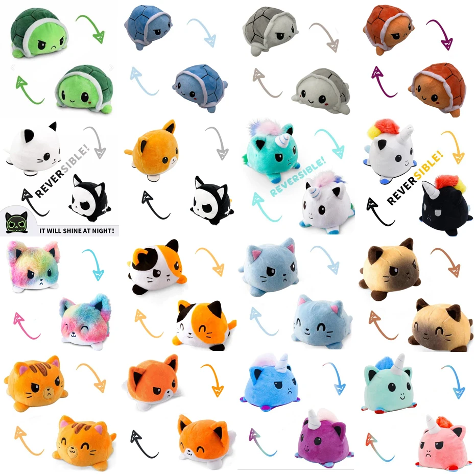 Funny Peluche Double-Sided Flip Cat Gato Kids Plushie Plush Animals Unicorn Doll Cute Toys Peluches For Pulpos Plush Doll Toy
Funny Peluche Double-Sided Flip Cat Gato Kids Plushie Plush Animals Unicorn Doll Cute Toys Peluches For Pulpos Plush Doll Toy