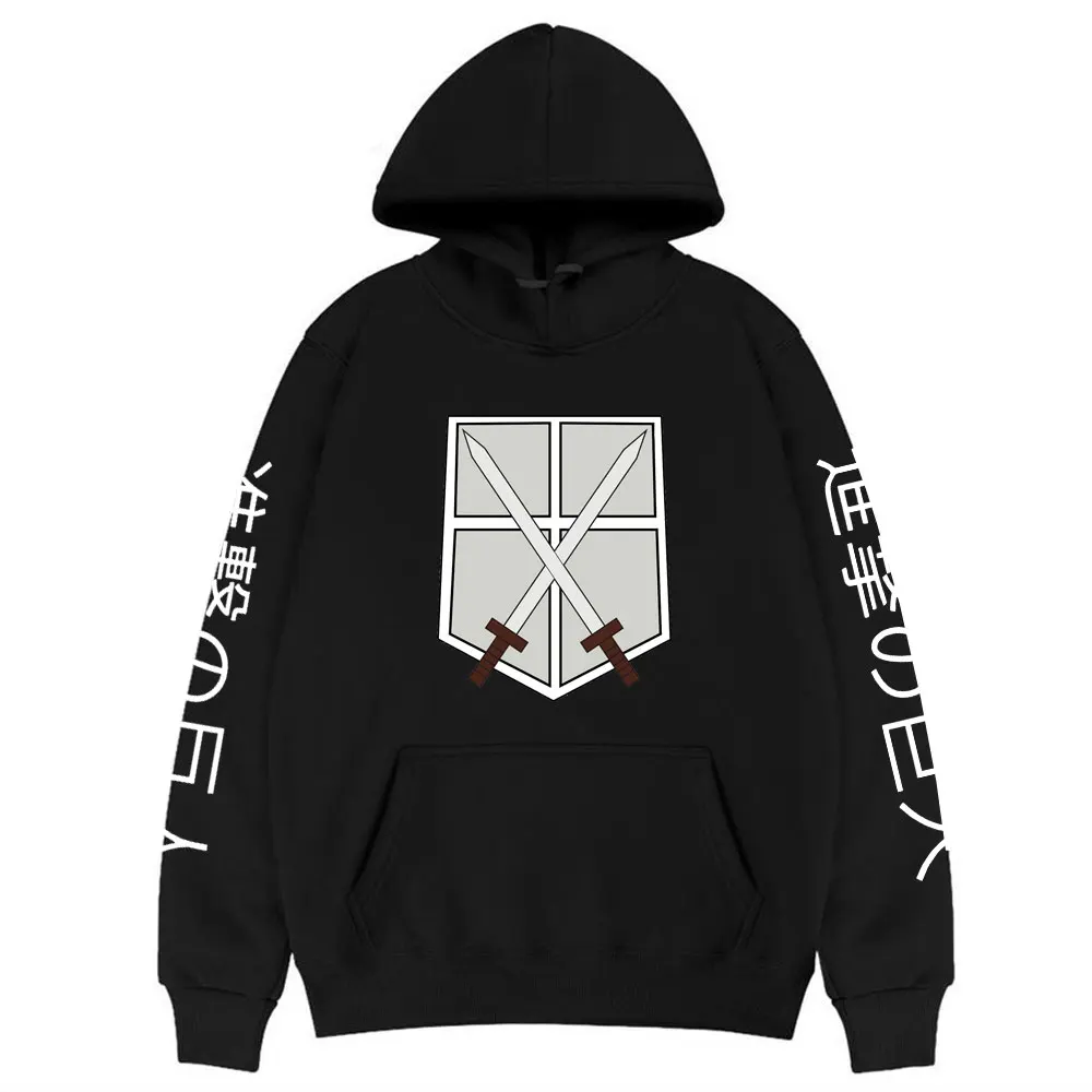 Manga Attack on Titan Hoody Sweatshirt Men Women Oversized Hoodie Man Fashion Tops Mens Harajuku Hoodies Womens Casual Hoody
Manga Attack on Titan Hoody Sweatshirt Men Women Oversized Hoodie Man Fashion Tops Mens Harajuku Hoodies Womens Casual Hoody