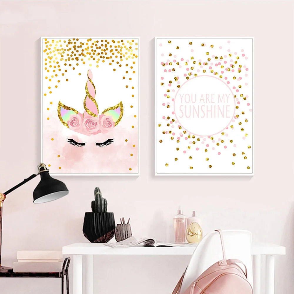 Lovely Cute Pink Unicorn Decorative Canvas Painting Wall Pictures Posters For Children Bedroom Decoration Home Decor
Lovely Cute Pink Unicorn Decorative Canvas Painting Wall Pictures Posters For Children Bedroom Decoration Home Decor