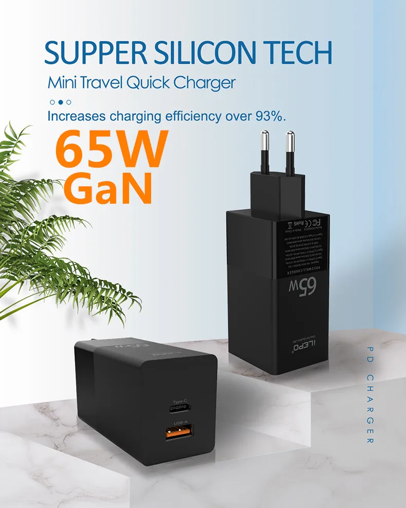 65W Ган USB C PD MagSaf * Адаптер питания 2 порта быстрой смарт мобильный телефон быстрое зарядное устройство для ноутбука Macbook, iphone, Xiaomi, Huawei
65W Ган USB C PD MagSaf * Адаптер питания 2 порта быстрой смарт мобильный телефон быстрое зарядное устройство для ноутбука Macbook, iphone, Xiaomi, Huawei