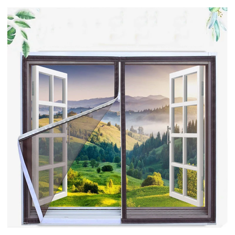 Zipper Anti-mosquito Window Screens Mosquito Net Self-adhesive Door Curtain Velcro Mosquito Netting Home Decor Living Room
Zipper Anti-mosquito Window Screens Mosquito Net Self-adhesive Door Curtain Velcro Mosquito Netting Home Decor Living Room