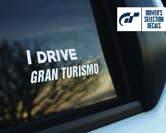 Наклейка для автомобиля I Drive Gran Туризм оконная наклейка наклейки графический