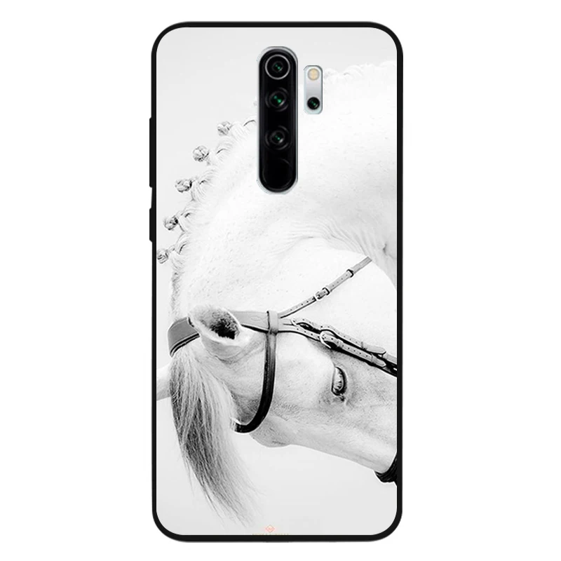 Чехол для телефона с изображением лошади животного Xiaomi Redmi note 9 8 7 6 5 4 Pro S redmi 4A 4X Plus