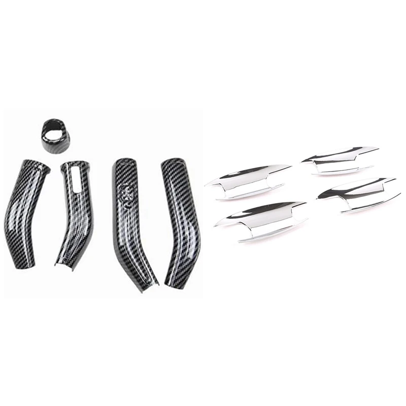 2 Set Car Accessories: 1 Set Car Steering Wheel Shift Lever Wiper Rod Cover & 1 Set Car Side Door Handle Bowl Cover
2 Set Car Accessories: 1 Set Car Steering Wheel Shift Lever Wiper Rod Cover & 1 Set Car Side Door Handle Bowl Cover