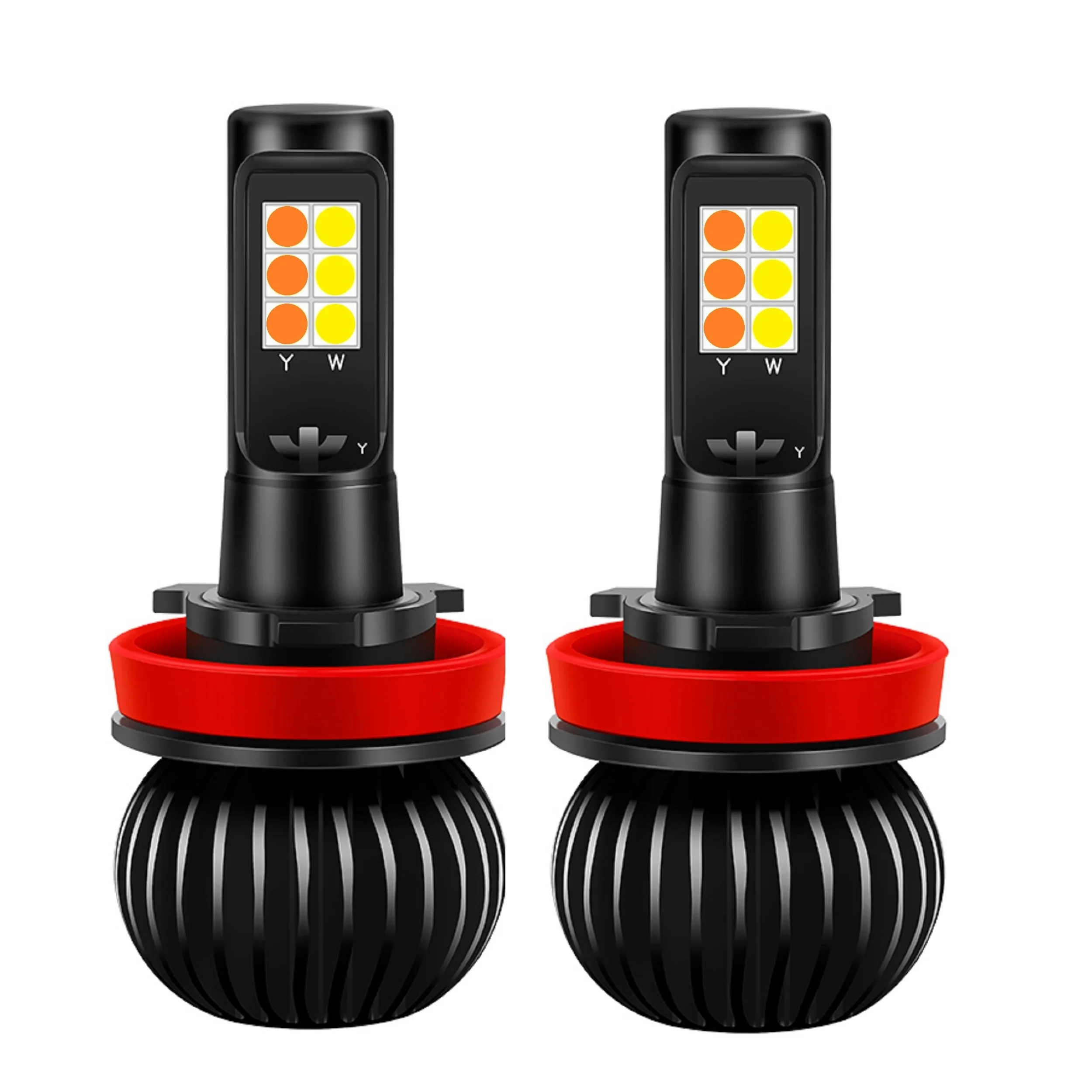 2PCS Dual Colors Yellow White Switchback H11 H8 H9 9005 HB3 9006 HB4 H7 H1 H3 880 881 LED Bulbs Car Anti Fog Lights Auto FogLamp
2PCS Dual Colors Yellow White Switchback H11 H8 H9 9005 HB3 9006 HB4 H7 H1 H3 880 881 LED Bulbs Car Anti Fog Lights Auto FogLamp