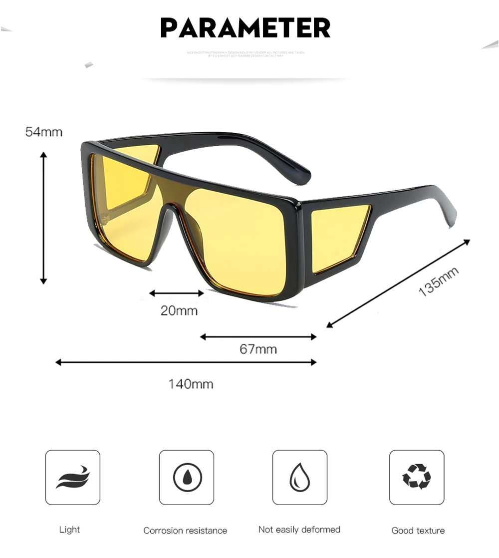 YAMEIZE Flat Top Night Vision Goggles Polarized Driving Glasses Punk Oversized Men Sunglasses Anti-glare Car Drivers Eyewear
YAMEIZE Flat Top Night Vision Goggles Polarized Driving Glasses Punk Oversized Men Sunglasses Anti-glare Car Drivers Eyewear