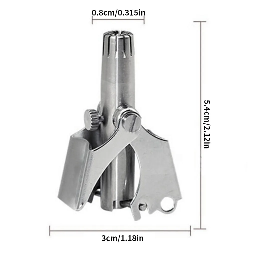 Nose Trimmer for Men Stainless Steel Manual Trimmer for Nose Razor Shaver Washable Nose Ear Hair Removal Home Salon Clipper
Nose Trimmer for Men Stainless Steel Manual Trimmer for Nose Razor Shaver Washable Nose Ear Hair Removal Home Salon Clipper