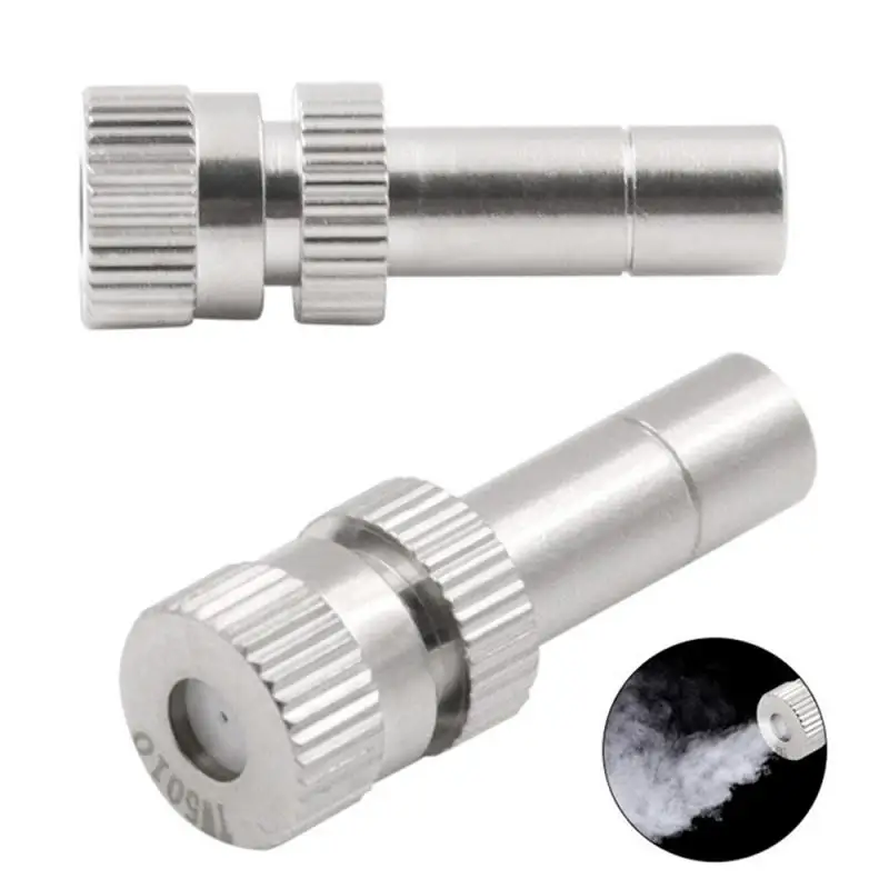 Low-pressure 0.15-0.8mm Stainless Steel Mist Nozzle Connector Garden Hose Irrigation Sprinkler Garden Decoration Camping 
Low-pressure 0.15-0.8mm Stainless Steel Mist Nozzle Connector Garden Hose Irrigation Sprinkler Garden Decoration Camping