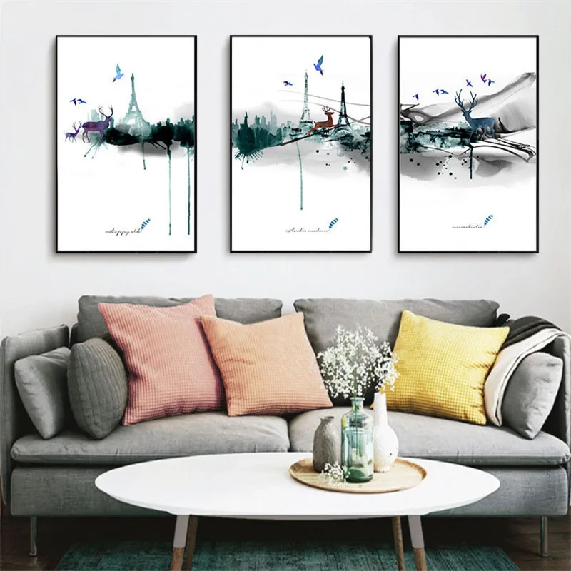 Landscape Living Room Bedroom Mural Decorative Canvas Painting Black and White Picture Wall Poster Abstract artistic conception
Landscape Living Room Bedroom Mural Decorative Canvas Painting Black and White Picture Wall Poster Abstract artistic conception