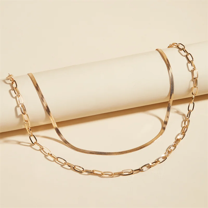Unique Snake Chain Women's Gold Necklace Simple Style Necklace Minimalist Jewelry Gift Trend gargantilla mujer grunge
Unique Snake Chain Women's Gold Necklace Simple Style Necklace Minimalist Jewelry Gift Trend gargantilla mujer grunge