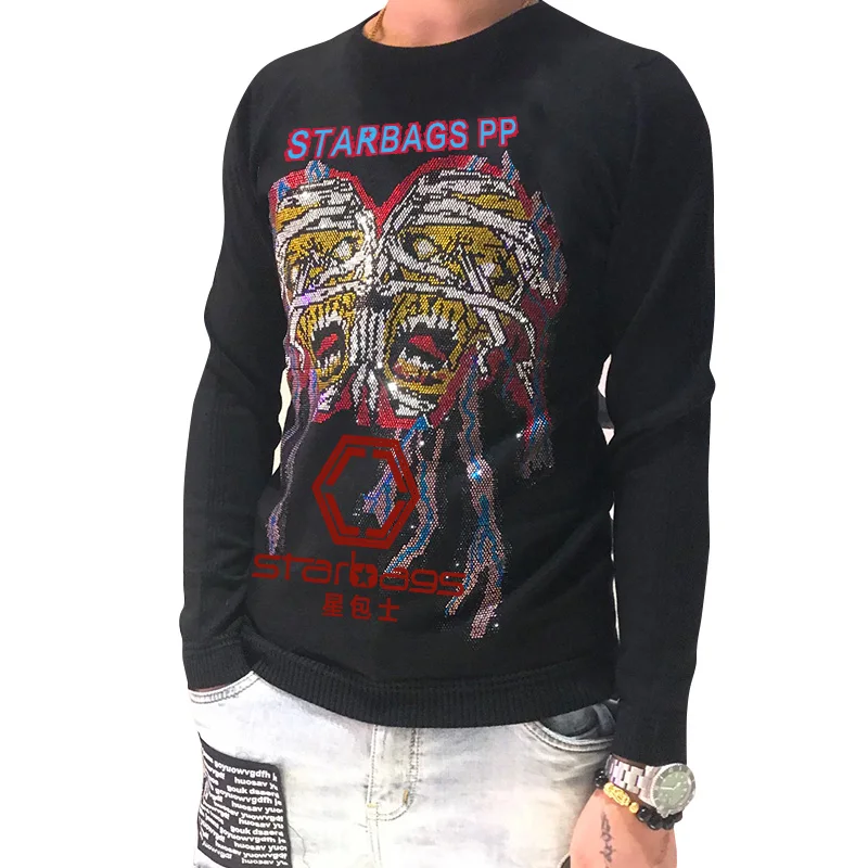 Starbags PP 2020 Autumn/Winter new men's crew-neck cashmere sweater trend sweater autumn/winter trim bottom knit
Starbags PP 2020 Autumn/Winter new men's crew-neck cashmere sweater trend sweater autumn/winter trim bottom knit